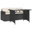 Latitude Run® 2 Piece Patio Dining Set With Cushions Poly Rattan-101904294-101904298