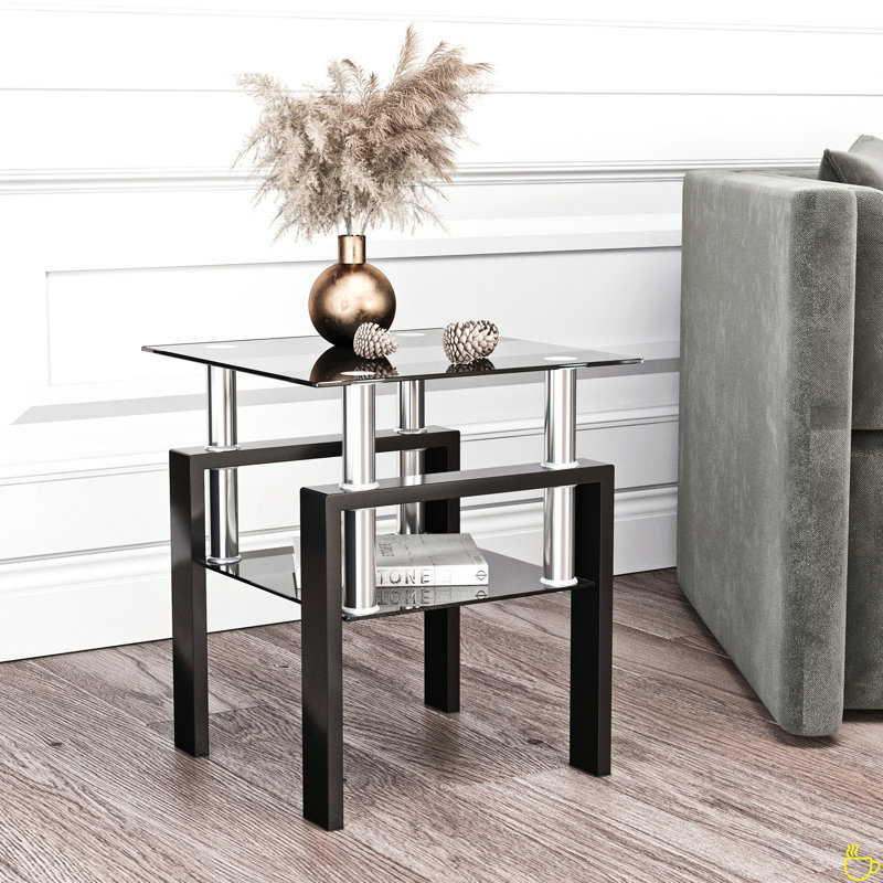 Table basse Modern, Noir, noir, noir, noir, Gris