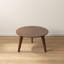 Table basse ronde moderne en chêne massif de 23,6 po Fjord-550428542-550428417
