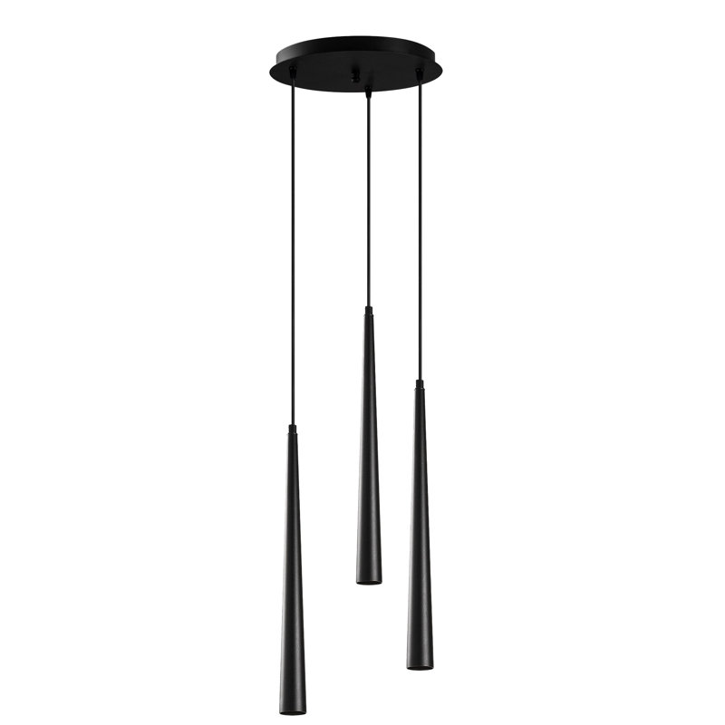 Luminaire suspendu 3 lumières DEL Exton