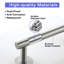 2-Pack Stainless Steel 9 in. Wall Mounted Single Towel Bar-105105756