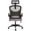 Chaise de bureau ergonomique Loriece en maille pour usage commercial-133429259
