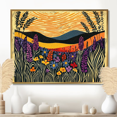 Irvyn mosaïque pré optique Hoirizon II - art mural MEADOW