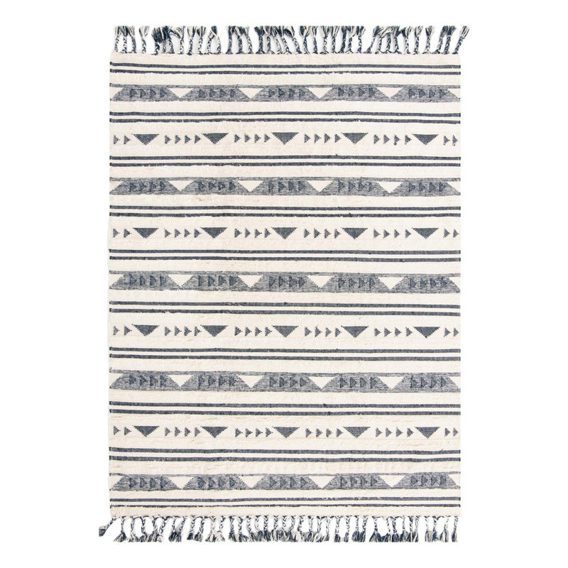 Performance Wool Geometric Indoor Rug, Rectangle 9' x 12'