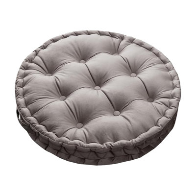 Coussin de méditation rond 23,6 po, coussin de sol épais pour yoga et tatami