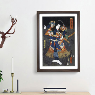 Takizawa Bakin by Utagawa Toyokuni - Framed Print