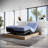 Bridgevine Home 12 Inch Refresh Flex Head Memory Foam Hybrid Mattress And Adjustable Base Bundle-105583914