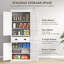Grande armoire de rangement autoportante pour garde-manger