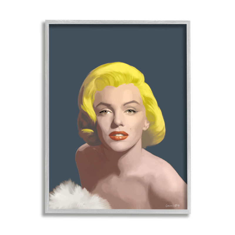 «Blond pop», art mural rétro sur toile XXL par Chris Consani, H 20 po x l 16 po, Estampe numérique Farmhouse