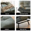 Coussin convertible 78,74 po en polyester gris