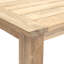 Ensemble de salle à manger rectangulaire en teck pour 70,9 po Morones