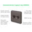 Lisse Screwless 2 Gang 2 Way Wall Mounted Dimmer