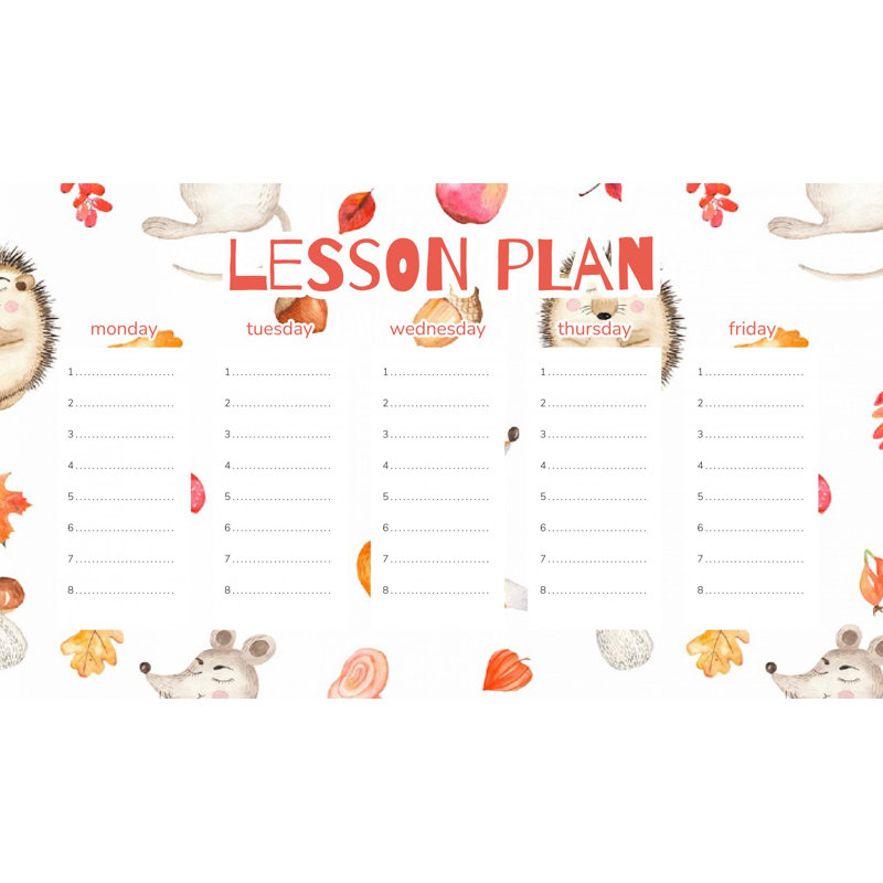 Magnetic Lesson Plan Fox and Friends