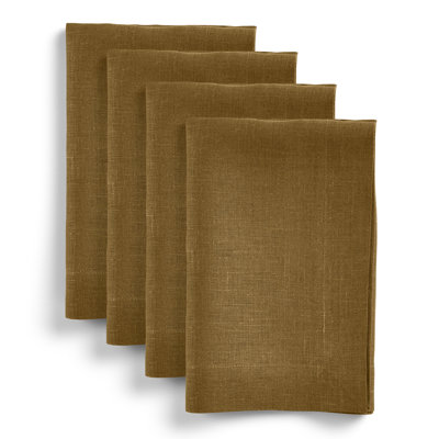 Diana - 100% Pure Linen Dinner Napkins