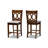 Upholstered Counter Stool with Solid Wood Frame