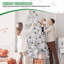 Arbre de Noël articulé blanc en PVC 7 pi avec fil mémoire, 1064 branches, arbre de Noël facile à assembler-1557157708-1557157710