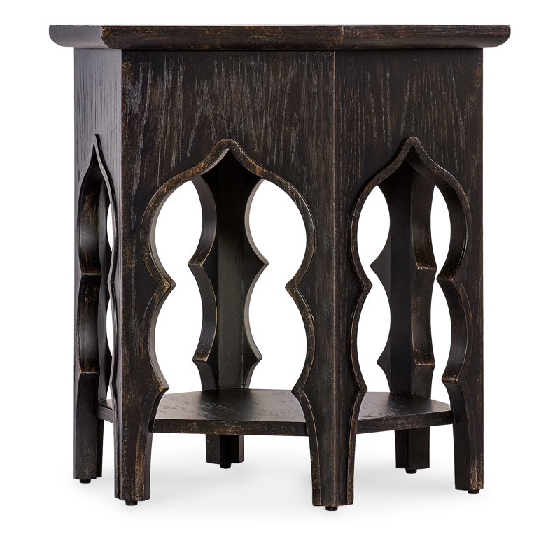 Table de bout Alcy Hexagon, Noir