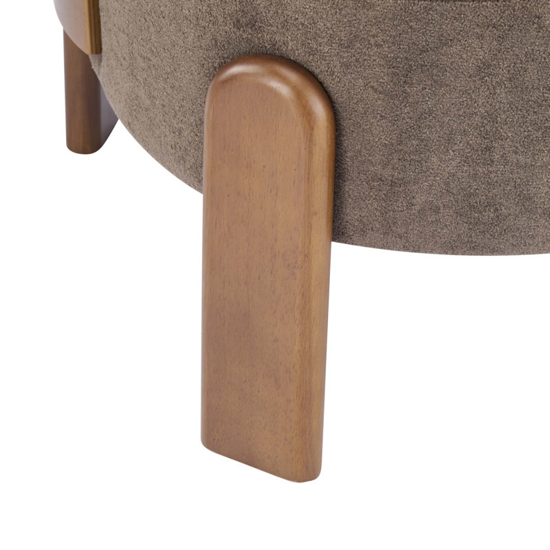 Fauteuil à oreilles Cozy, Marron foncé