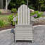Chaise Adirondack en plastique avec repose-pieds Hinz-120199280