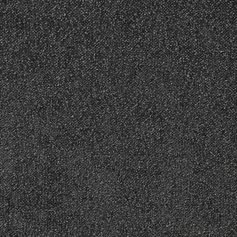 Chaise pivotante rembourrée sans accoudoirs , Fausse fourrure gris anthracite foncé