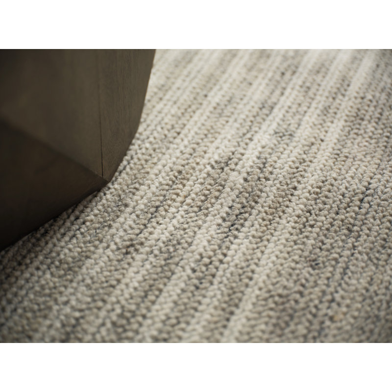 Oslo hand-knotted Ghazni Wool Gray/Cream Area Rug, 10'X14'