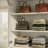 Multi-Functional Display Cabinet With Storage Bench