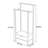 Solid Wood Hall Tree with Mortise - Tenon Joint-477640264
