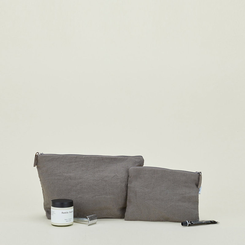 Rangement pour maquillage, Gris