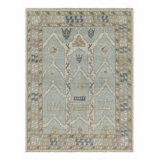 Burano Hand Knotted Wool Geometric Area Rug