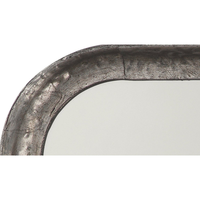 Principle Metal Wall Mirror, Silver