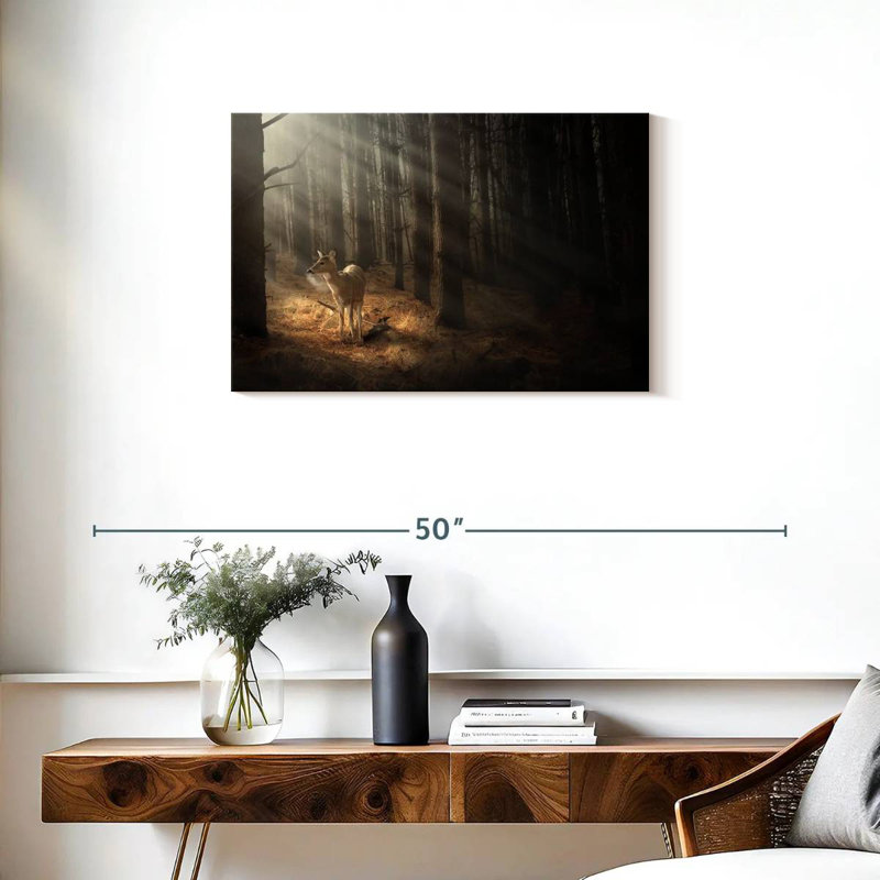 Brampt Forest Deer, 20" H x 30" W