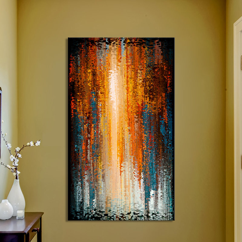 «Il est temps de chercher le maître. Osée 10h12. Impression sur toile, H 40 po x l 24 po x P 1,5 po, Toile tendue