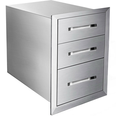 18'' Stainless Steel Drop-In Drawers