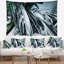 Tapisserie d'art abstrait vert 3D-28505042
