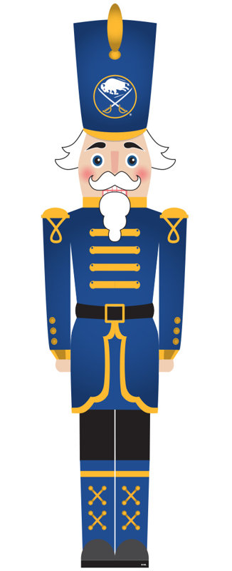 Buffalo Sabres 49Ers 46" Nutcracker Leaner