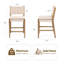 Tabourets de bar à hauteur de comptoir avec dossier et coussin amovibles Jayden-1848617201-1848617200