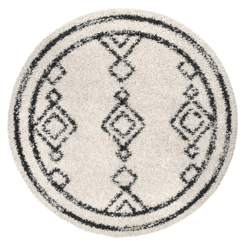 Adian Off-White Area Rug, Square 10'