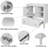 29.13'' Single Bathroom Vanity Base Only-93910263