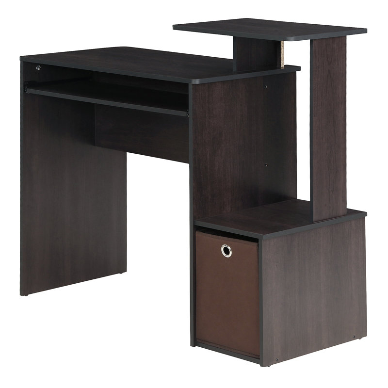 Bettyann Computer Desk, Dark Walnut