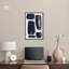 Blue Shapes Canvas Midcentury Abstract by Art Remedy-105673224-105673229