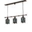 48" Long Cottage Mission 3 Light Island Pendant