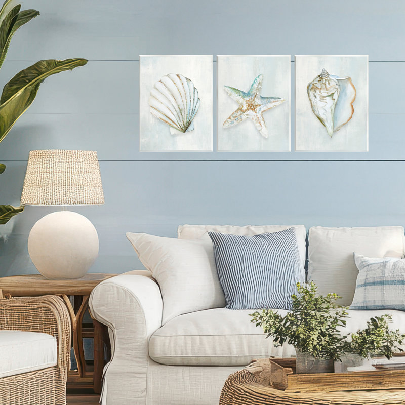 Plaque murale Mute Sea Life Serenity, design par Hannah Dawson