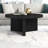 32" Wide Round Coffee Table with Fluted Base — Black Grain Scandinavian MDF Center Table for Living Room | Holm-261653704-261653711