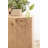 Hexagon Burlwood Side Table
