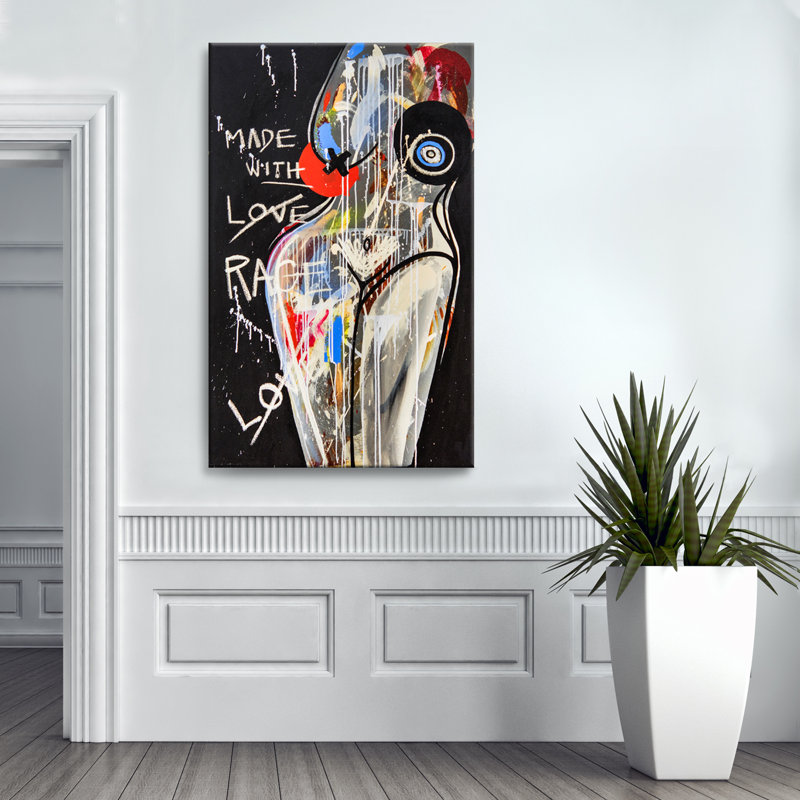 Made With Love by Alejandra Linares - Wrapped Canvas Painting