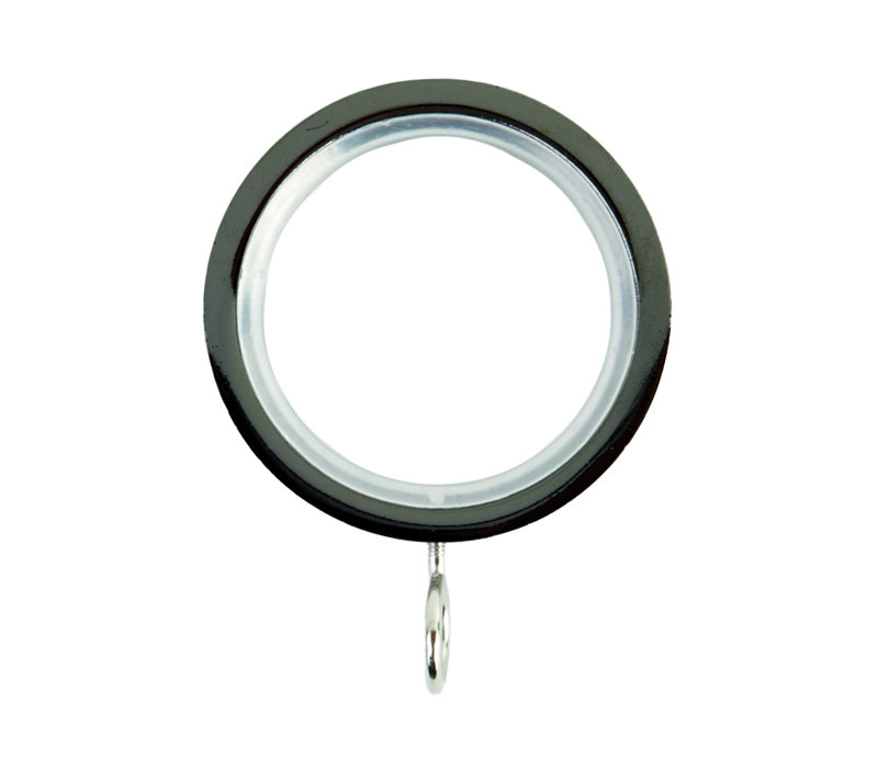 Martines Chrome 1.9cm Curtain Rings, 1.9cm H x 1.9cm W, Antique Bronze