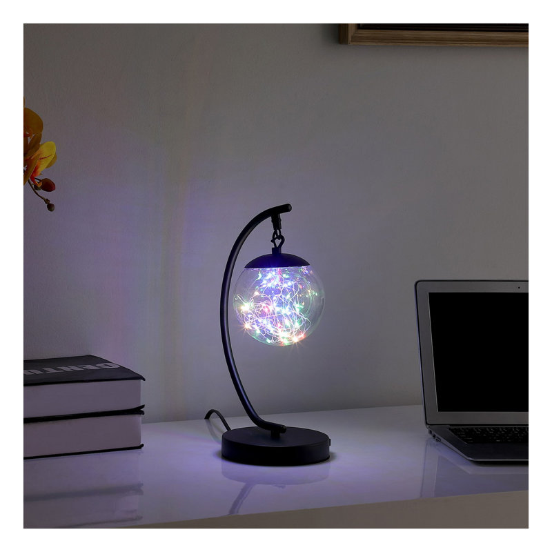 Caramia Metal USB Arched Lamp