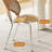 Light luxury  simple semicircle dining table set-106446445