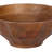 Plete Round Mango Wood Serving Bowl