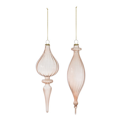 Gregorita 8.5'' Glass Finial Ornament